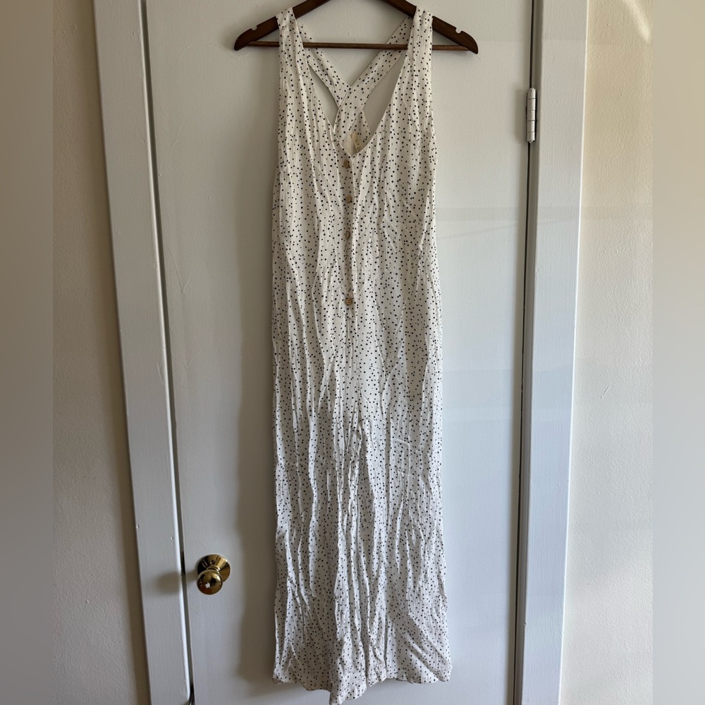 ILLA ILLA White Jumpsuit with Black Dots
